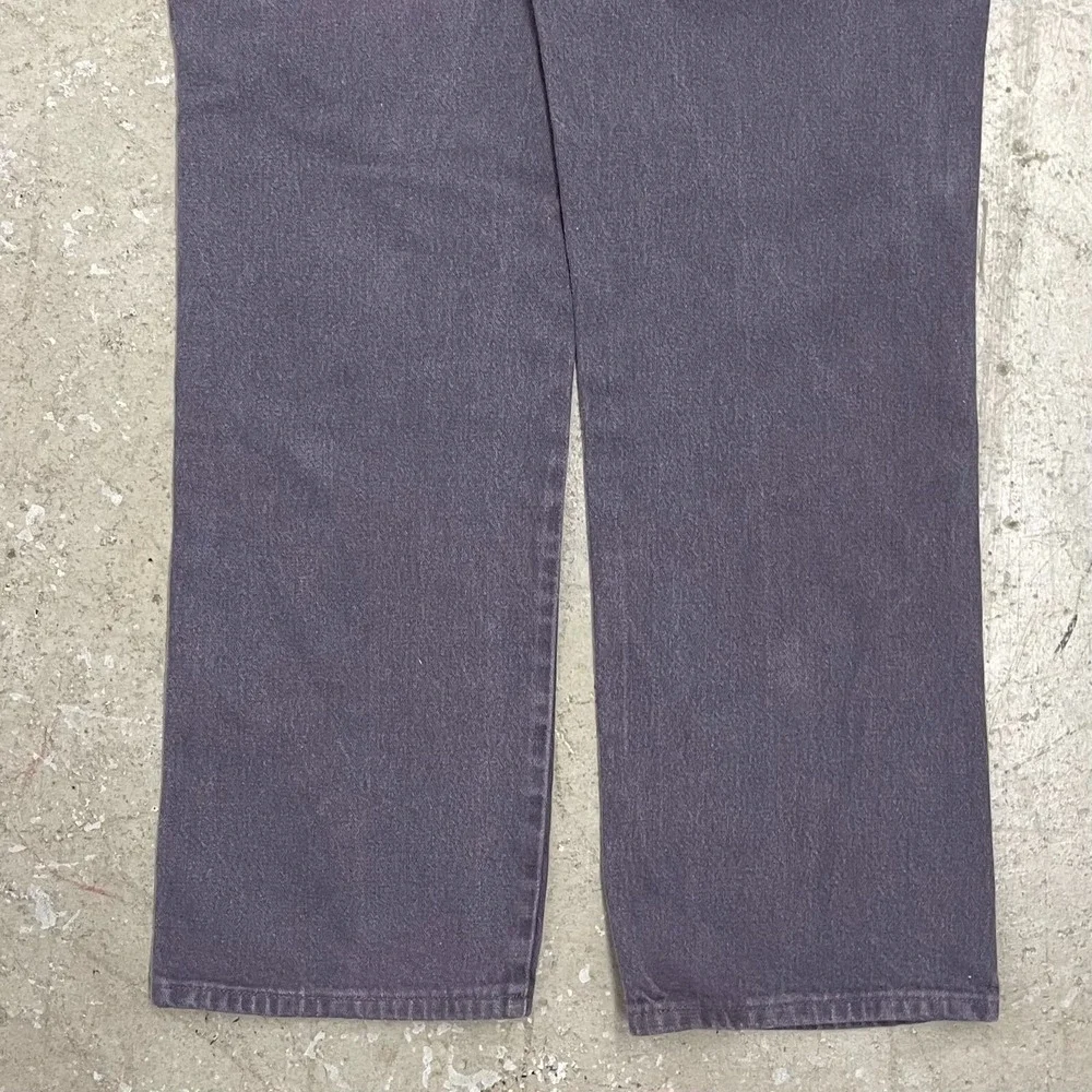 Vintage Wrangler Jean 35x30 Purple Pants 936 Slim Cowboy Western Denim Tag 36x32